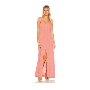 L’Academie Caroline Maxi Dress in Terracotta